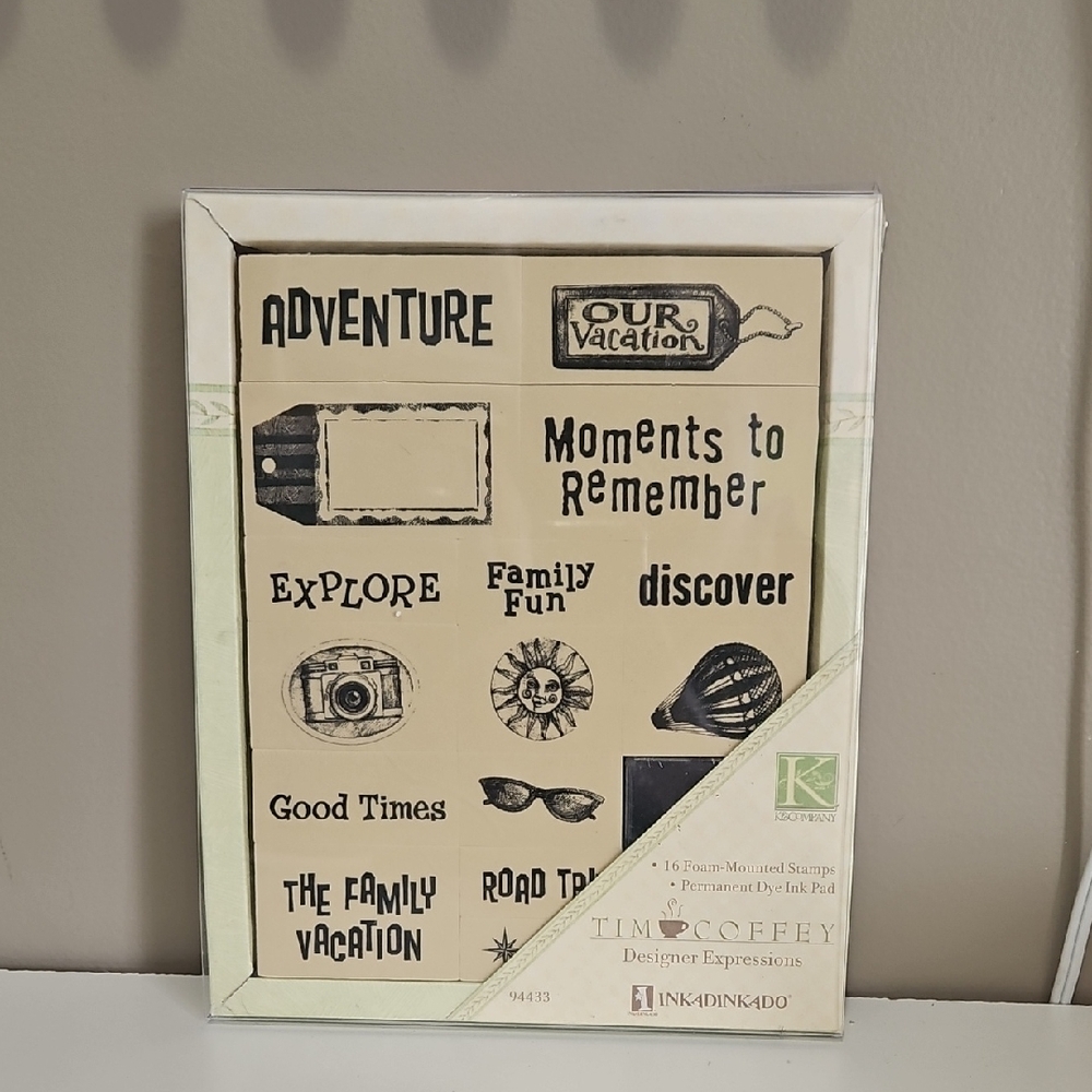Adventure, Travel, Road Trip Designer Expressions Stamp set by Tim Coffey